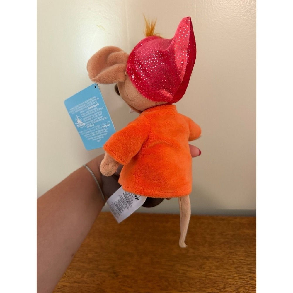 Disney Cinderella Jaq Mouse Plush Disney Store 70th Anniversary 9" NWT Rare - Picture 7 of 7